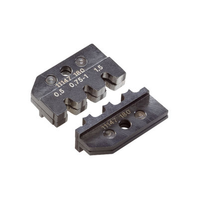 Crimping dies for single contacts