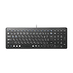 Wired Compact Keyboard / Pantograph Type / Thin Type / Black