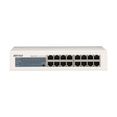 Giga対応 スイッチングhub 16ポート 金属筺体 電源内蔵 バッファロー Misumi Vona ミスミ