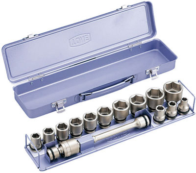 Socket Set for Impact Wrenches (with Metal Tray) NV4132