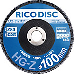 Rico Disc, φ100, Zirconia Abrasive Grains, Tapered