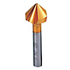 Straight Shank, Countersink, HSS, TiN Coating 90°