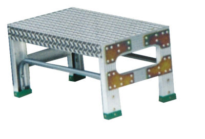 Work Stool, Checker Plate Type, Top Plate Dimensions 600 mm X 340 mm