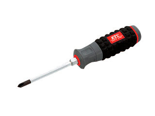 Resin Handle Screwdriver (with Throughput/Magnet)_with Bolster