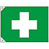 First Aid Symbol Flag (Extra-Large)