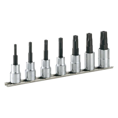 Torx Socket Set (Tamper-Proof Type with Holder) HTX407H