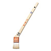 Corner Cut Copper Plated Goat Hair Brush White