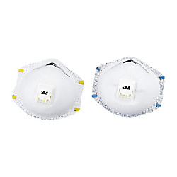 disposable dust mask with exhalation valve