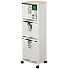 Ecological Garbage Sorting Wagon Wide 3 Sections