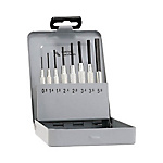 Parallel Pin Punch (Octagonal Body) With Guide Sleeve, 8-Piece Set