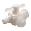 PTFE Male Pressure 3-Way Valve