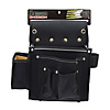 BLACK STYLE Frame Nail Bag, Square, with Ink Pad Pocket