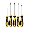 Comfortable Grip Type Screwdriver Set (5 Pcs./Set)