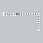 Carpenter's Scale Flat White Combination Scale