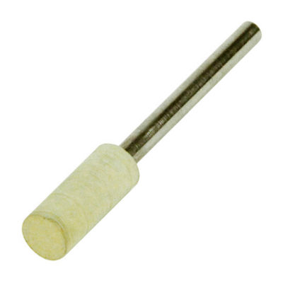 Shaft-Mounted Rubber Polishing Stone, Shaft Diameter 3 mm