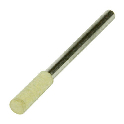 Shaft-Mounted Rubber Polishing Stone, Shaft Diameter 3 mm