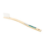 Bamboo Brush With Long Nylon Bristles & Curved Handle No. 124