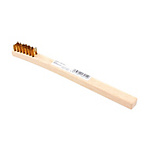 Hand Brush With Wooden Handle & Brass Bristles, Mini Wire No. 56