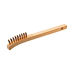 Brass Brush, 2-Rows, Curved