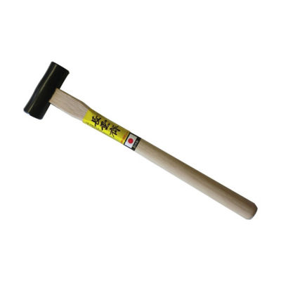 Chounsai Round Sledgehammer (Black) Wood Handle