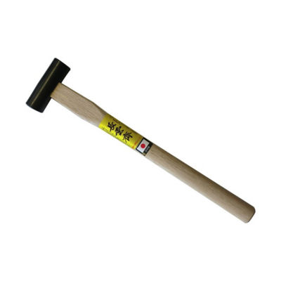 Chounsai Round Sledgehammer (Black) Wood Handle