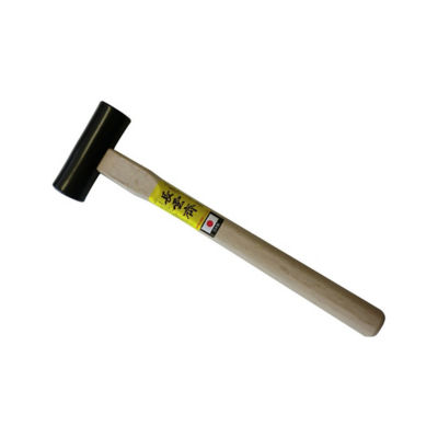 Chounsai Round Sledgehammer (Black) Wood Handle