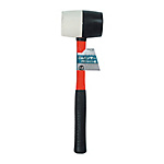 Strong Tool Fiberglass Handle Rubber Hammer 1. 0P