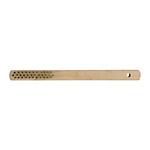 Strong Tool Wooden Handle Wire Brush, 3-Rows