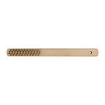 Strong Tool Wooden Handle Wire Brush, 4-Rows