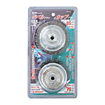 RELIEF 2‑Pc Brush Set For Discs, Steel Wire